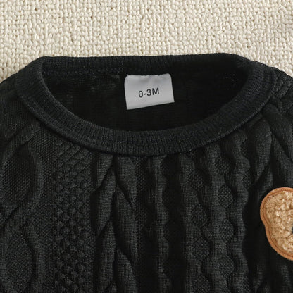 Herbst Outfit Für Baby Jungen Mit Bären Oberteil Und Hose