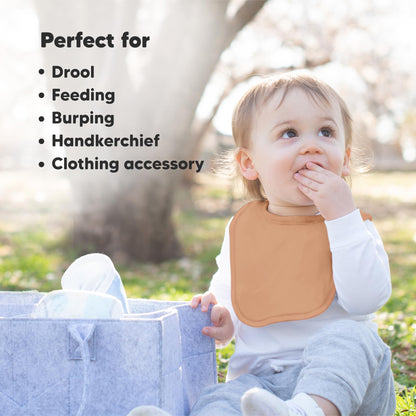 Baby Bibs for Boys &amp; Girls - 8-Pack Organic Cotton Teething Bibs - Baby Bibs for Girls &amp; Boys - Large Bibs for Infants, Toddlers (Wilderness) 