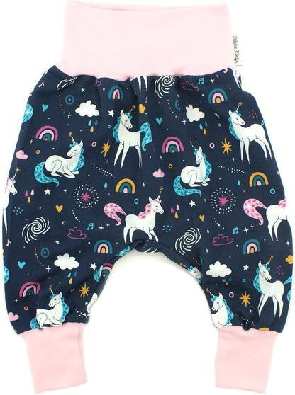 Kleine Könige baby girls’ baggy trousers - many models - sizes 50-128 - Oeko-Tex 100 certified