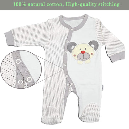 Newborn Baby Gift Set 100% Natural Cotton First Equipment Unisex Clothing Gift Set Baby Equipment for Babies 0-4 Months, koala