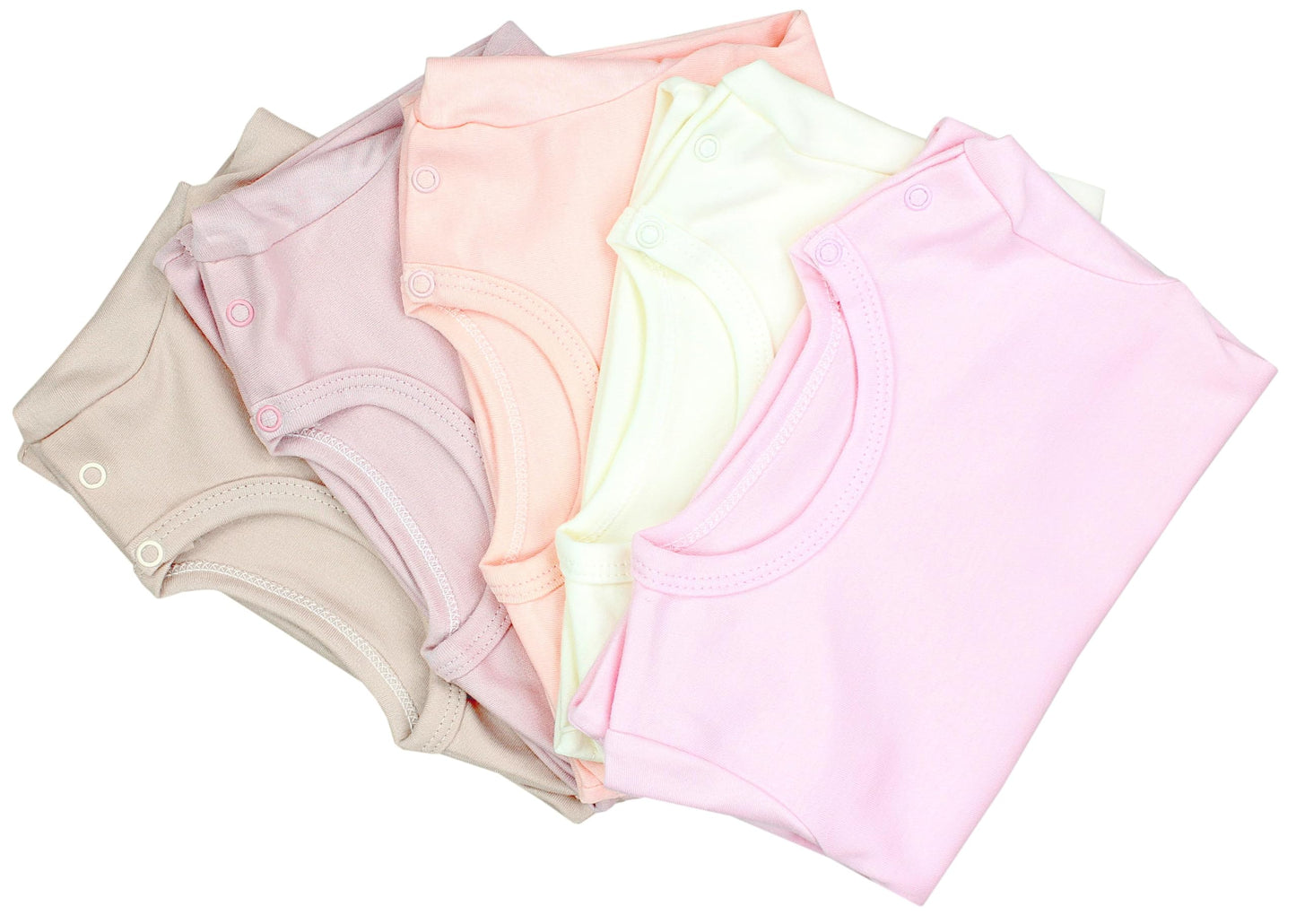 TupTam Baby Mädchen Kurzarm T-Shirt Gemustert Bunt 5er Set
