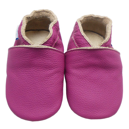 YIHAKIDS Krabbelschuhe Baby Lauflernschuhe Jungen Mädchen Weicher Leder Babyhausschuhe Kleinkind rutschfeste Lederschuhe mit Gummisohle für Baby 6-12 Monate 12-18 Monate 18-24 Monate