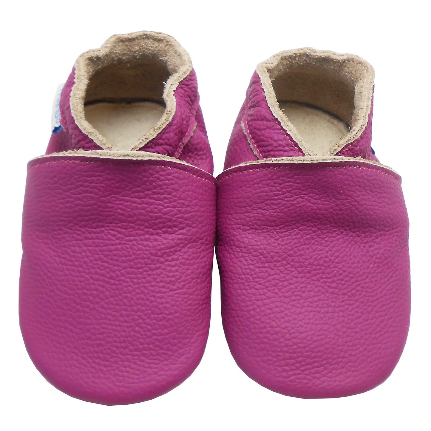 YIHAKIDS Krabbelschuhe Baby Lauflernschuhe Jungen Mädchen Weicher Leder Babyhausschuhe Kleinkind rutschfeste Lederschuhe mit Gummisohle für Baby 6-12 Monate 12-18 Monate 18-24 Monate