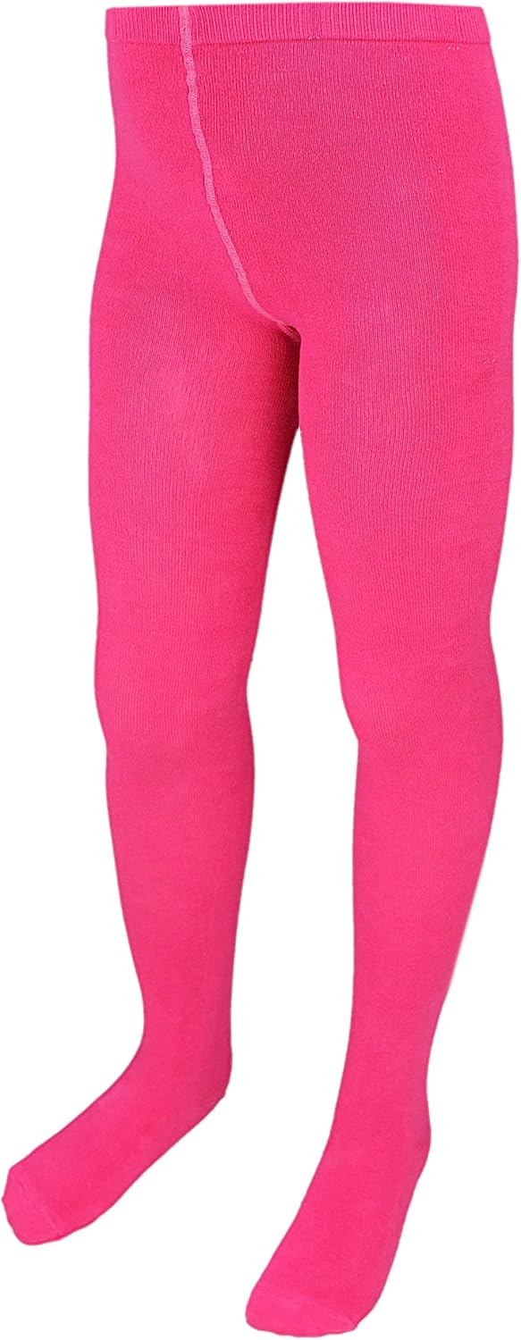 TupTam, Girls' Knitted Tights, Colourful Pattern, Pack of 6