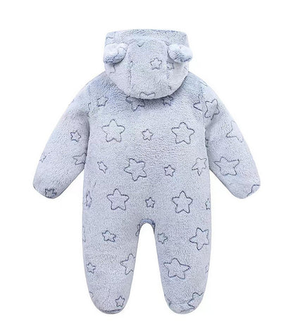 Baby-Overall für Mädchen, Jungen, Winter, Schneeanzug, 1-12 Monate, Fleecemantel, Jumpsuit, Pilot, Baby, Jungen, Mädchen
