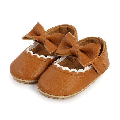 RVROVIC Baby Mädchen Mokassins Prinzessin Mary Jane Flache Kleider Schuhe Premium Leichte Weiche Sohle Krippe Schuhe Kleinkind Schuhe