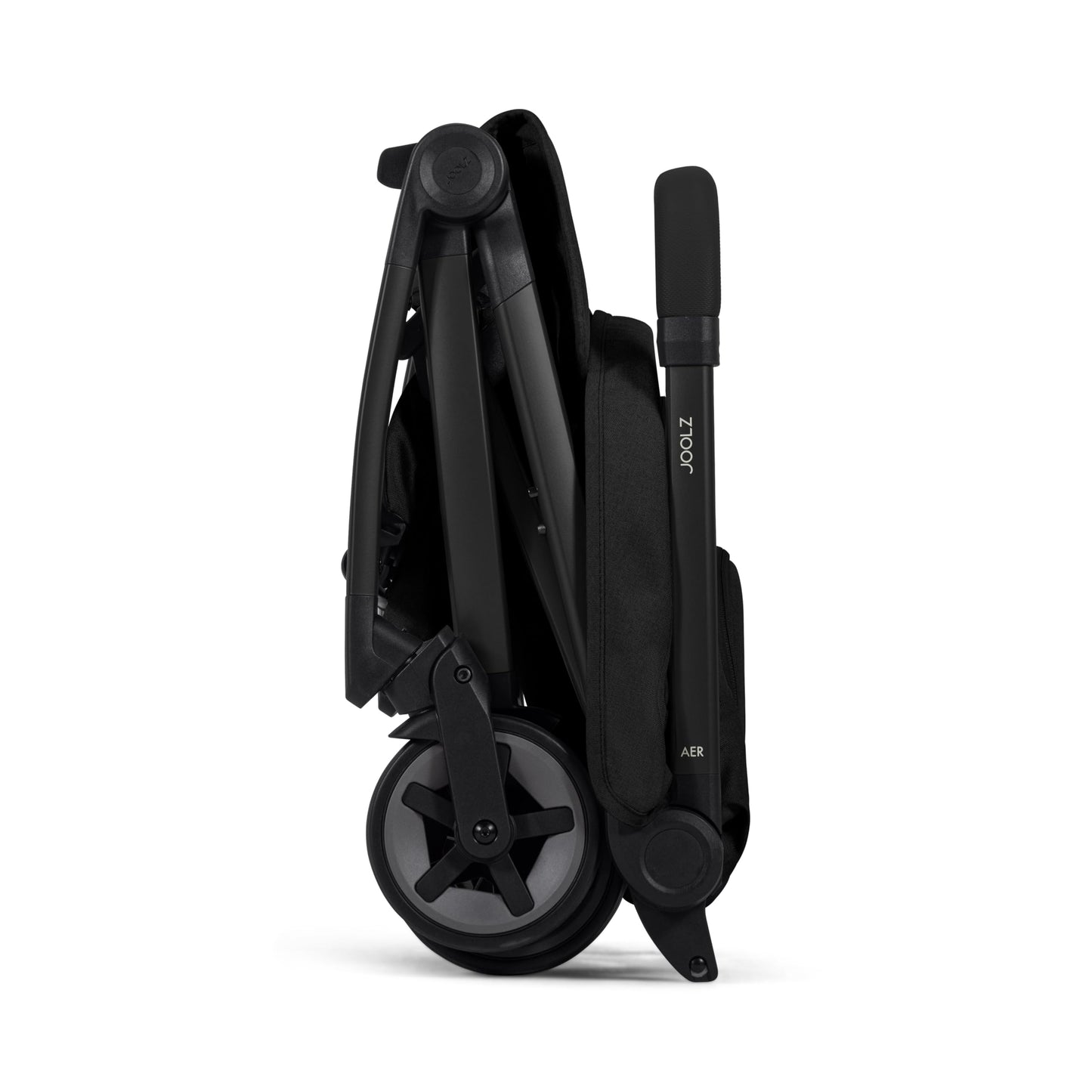Joolz Aer2 Reise-Kinderwagen – Kompakter Reisebuggy für Babys und Kleinkinder, Einhand-Faltung, Liegefunktion & UPF 50+ Sonnendach, Flugzeug Handgepäck tauglich, ideal für Reisen (Space Black)