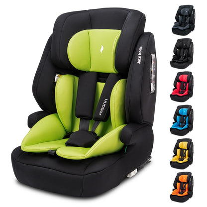 Osann Jazzi Isofix – Der sichere Kindersitz ab 1 Jahr (76–150 cm), mitwachsend mit Isofix & Top-Tether, Schutz & Geborgenheit auf jeder Fahrt - Sunset - Meloni2