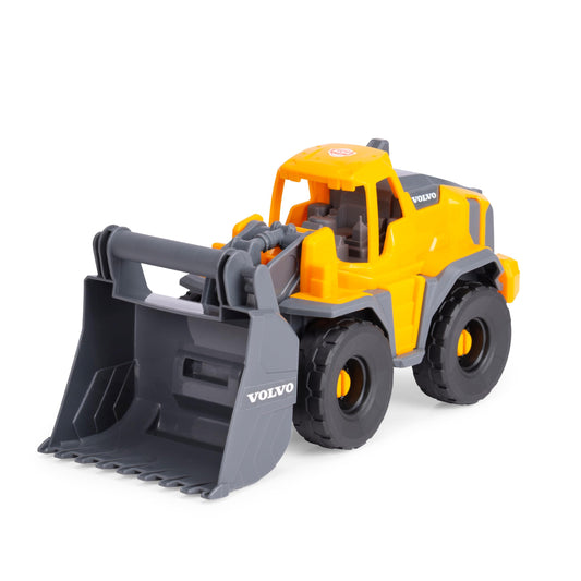 Dickie Toys - Volvo Bagger Tough Excavator (26 cm) - Spielzeug-Schaufelbagger für Kinder ab 3 Jahre mit Freilauf, beweglichem Arm und Schaufel, als Sandspielzeug geeignet