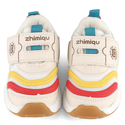 MASOCIO First Walker Shoes Baby Shoes Boy Girl Baby Shoes Soft Flat Rubber Anti-Slip 