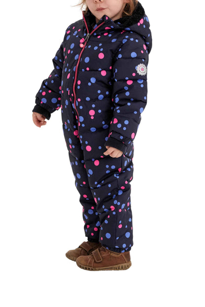 Killtec Unisex Children's Karter Mini Jumpsuit in Down Look with Hood
