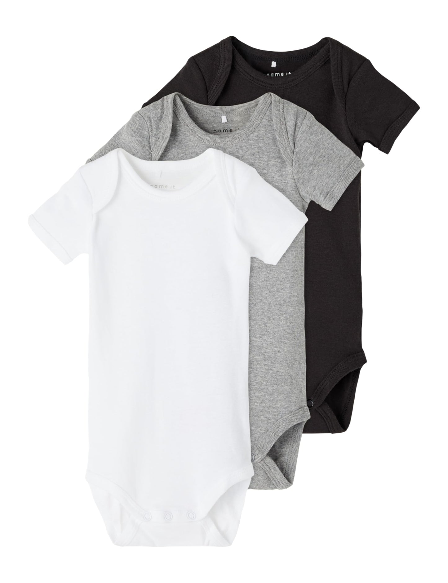 NAME IT Unisex Baby Strampler (3er Pack)
