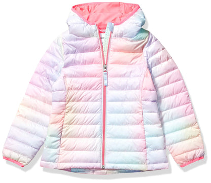 Amazon Essentials Mädchen Leichte, Wasserabweisende, verstaubare Kapuzenjacke