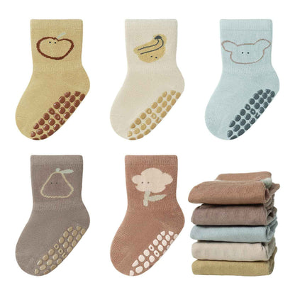 outfit spring Non-Slip Socks Baby, Non-Slip ABS Socks Children, Newborn Cotton Stopper Socks Non-Slip Socks Crawling Socks for Birth Girls Boys Gift 0-5 Years