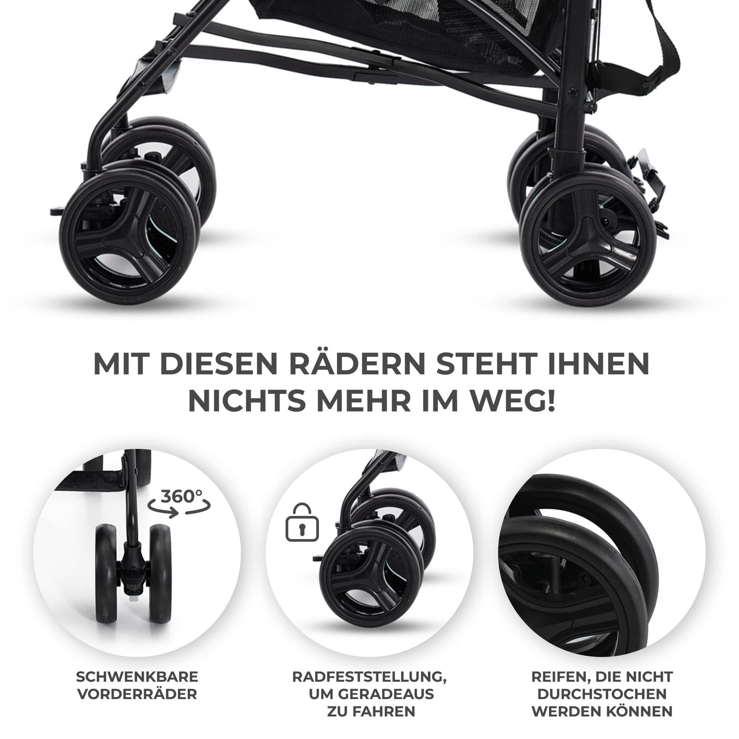 Kinderkraft TIK Kinderwagen, Liegebuggy, Sportwagen, Leicht - 6,5kg, Drehbare Vorderräder, Verstellbarer Griff, Stufenlose Einstellung der Rückenlehne, Schnelles Zusammenklappen, bis zu 17kg, Grün - Meloni2
