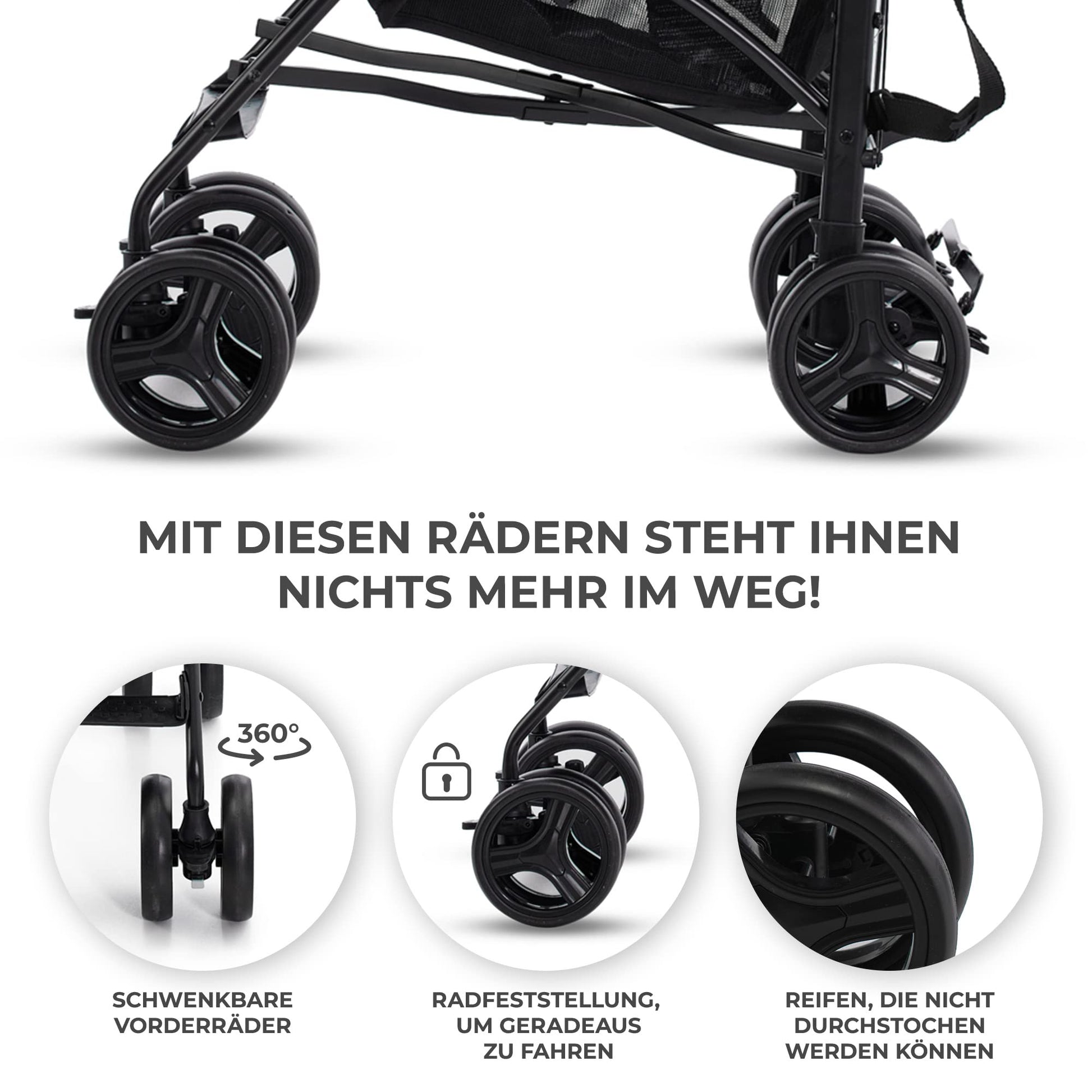 Kinderkraft TIK Kinderwagen, Liegebuggy, Sportwagen, Leicht - 6,5kg, Drehbare Vorderräder, Verstellbarer Griff, Stufenlose Einstellung der Rückenlehne, Schnelles Zusammenklappen, bis zu 17kg, Grün - Meloni2