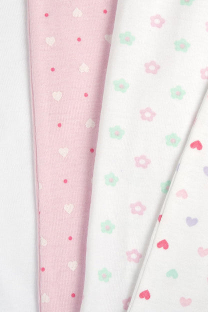 Chicco Mädchen Unterhemd Set aus Baumwolle Unterwäsche (4er Pack)