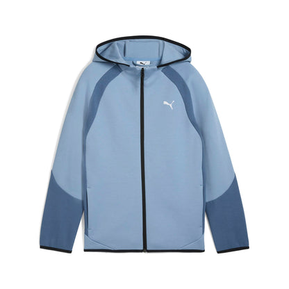 PUMA Boys' Evostripe Full-Zip Hoodie Dk B Sweat Jackets (1 Pack) 