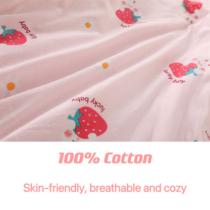 Chilsuessy Baby Sleeping Bag Winter with Removable Long Sleeve Organic Cotton Baby Sleeping Bag Small Children All-Year Sleeping Bag Pyjamas for Boys and Girls, Crown/2.5 Tog, 75-90 cm