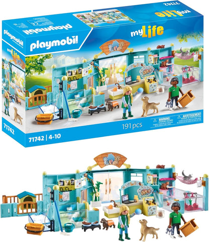 PLAYMOBIL Cat Café Cat Toy Child Animal Figure Set Toy for Children from 4 Years 71744