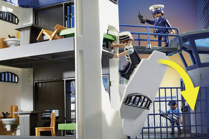 PLAYMOBIL City Action 6872 Polizei-Kommandozentrale mit Gefängnis, für Kinder von 4-10 Jahren