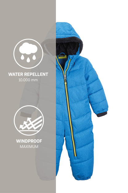 Killtec Unisex Kinder Karter Mini Jumpsuit in Daunenoptik mit Kapuze