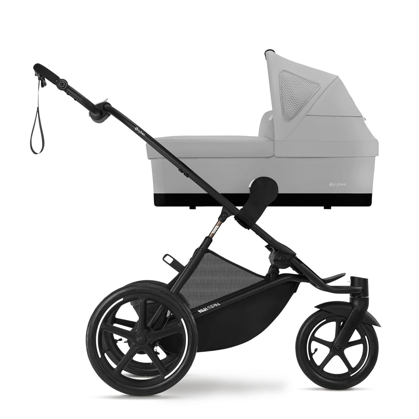 CYBEX Gold AVI SPIN Kinderwagen, Ab Geburt bis ca. 4 Jahre, Max. 111 cm und 22 kg, City-, All-Terrain-Kinderwagen, Moss Green