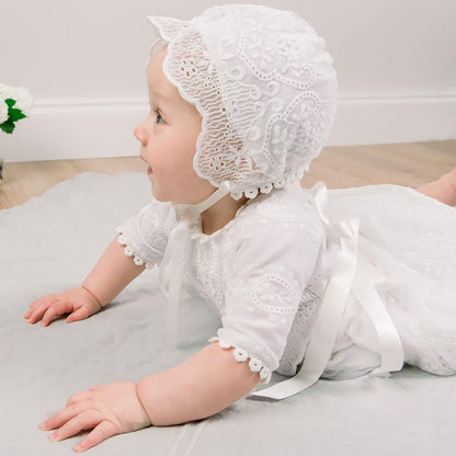 Baby Lange Taufe Kleider Weiße Taufe Kleid Besondere Anlässe Kleider für Mädchen Geburtstag