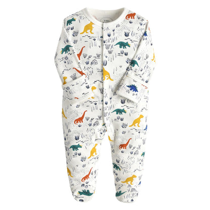 amropi Baby Mädchen Schlafstrampler 3er Pack Jungen Pyjamas Baumwolle Overalls Strampler für 0-12 Monate