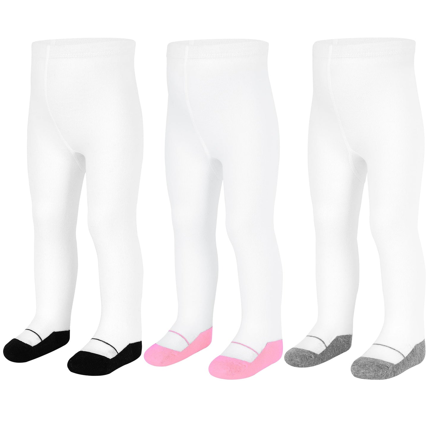 Baby Tights Children's Tights for Girls Boys Cotton Children's Tights 3 Pairs Crawling Tights Stockings Leggings 0-24 Months