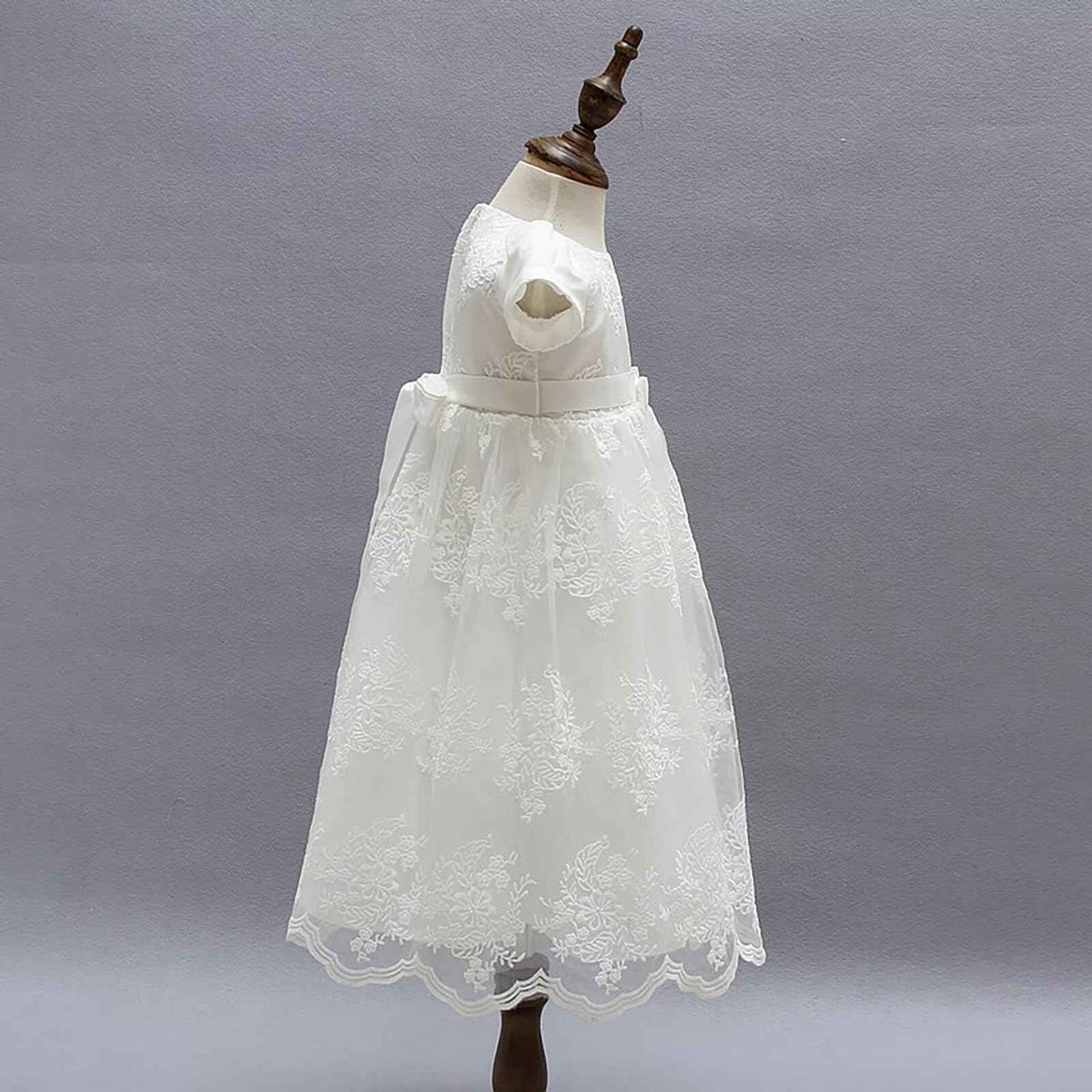 Baby Long Christening Dresses White Christening Dress Special Occasion Dresses for Girls Birthday