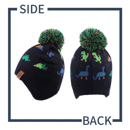 XIAOHAWANG Baby Strickmütze Winter Babymütze Junge Warme Kindermütze Junge Beanie Mütze Dicke Wintermütze für Herbst,Winter