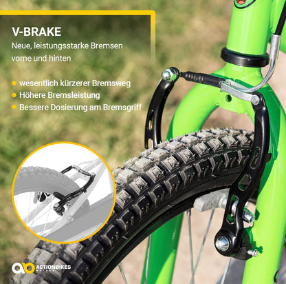 Actionbikes Kinderfahrrad Zombie | 12 16 20 Zoll - V-Brake Bremsen - Fahrrad für Kinder von 2-9 Jahren - Schutzblech v. / h - Kinder Fahrrad für Mädchen & Jungen - Fahrräder - Bicycle - Kinderrad - Meloni2