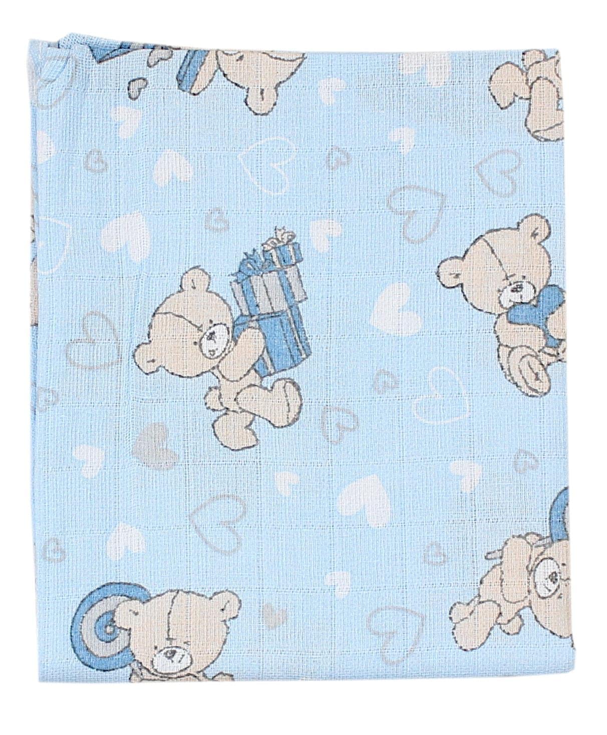 TupTam Baby Mullwindeln Spucktücher 70x80 5er / 10er Pack, Farbe: Mädchen 5, Anzahl der Teile:: 5er Pack