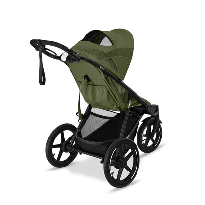 CYBEX Gold AVI SPIN Kinderwagen, Ab Geburt bis ca. 4 Jahre, Max. 111 cm und 22 kg, City-, All-Terrain-Kinderwagen, Moss Green