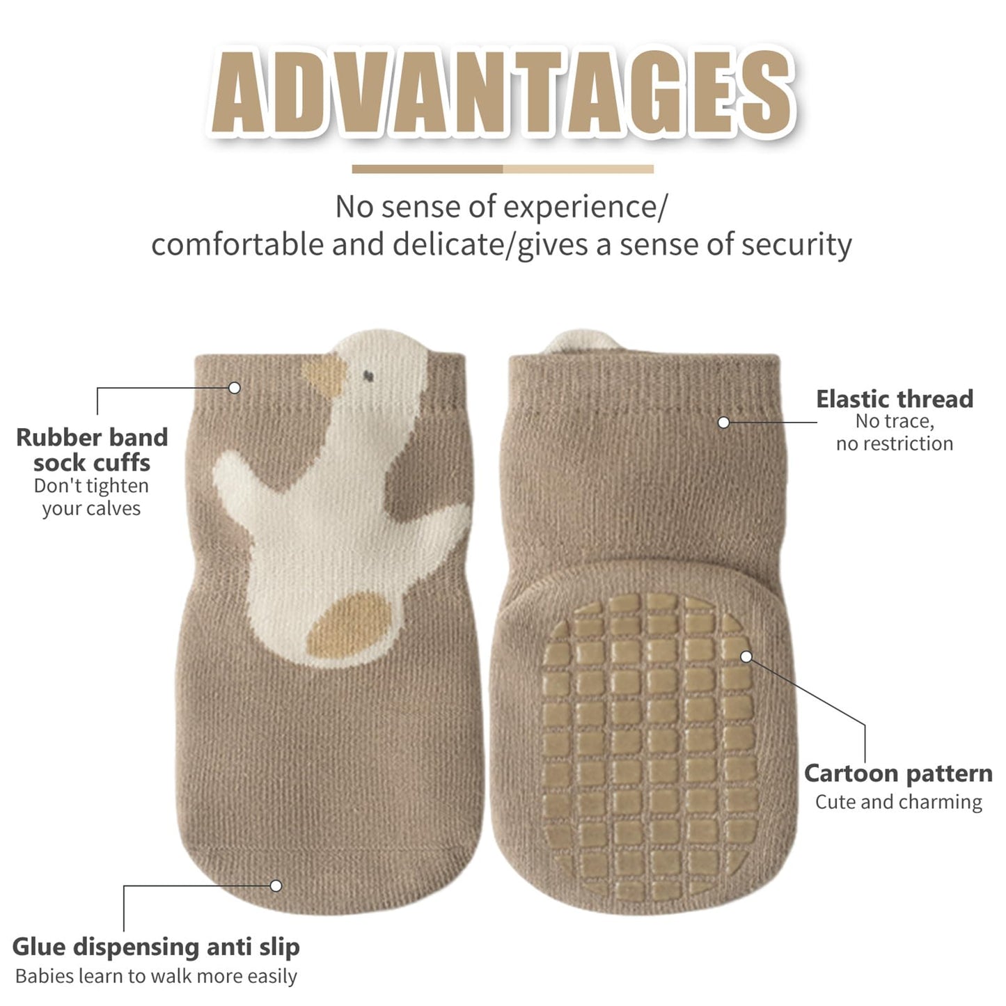 outfit spring Non-Slip Socks Baby, Non-Slip ABS Socks Children, Newborn Cotton Stopper Socks Non-Slip Socks Crawling Socks for Birth Girls Boys Gift 0-5 Years