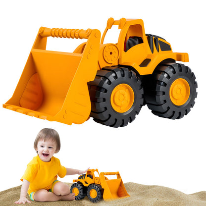 Set of 3 Sand Toy Digger Sandpit, Use Dump Truck Digger Beach Toy Car, Tyres Made of Soft Material, Play Stable Sand Toy from 1-5 Years, Girls, Boys, Summer Toy