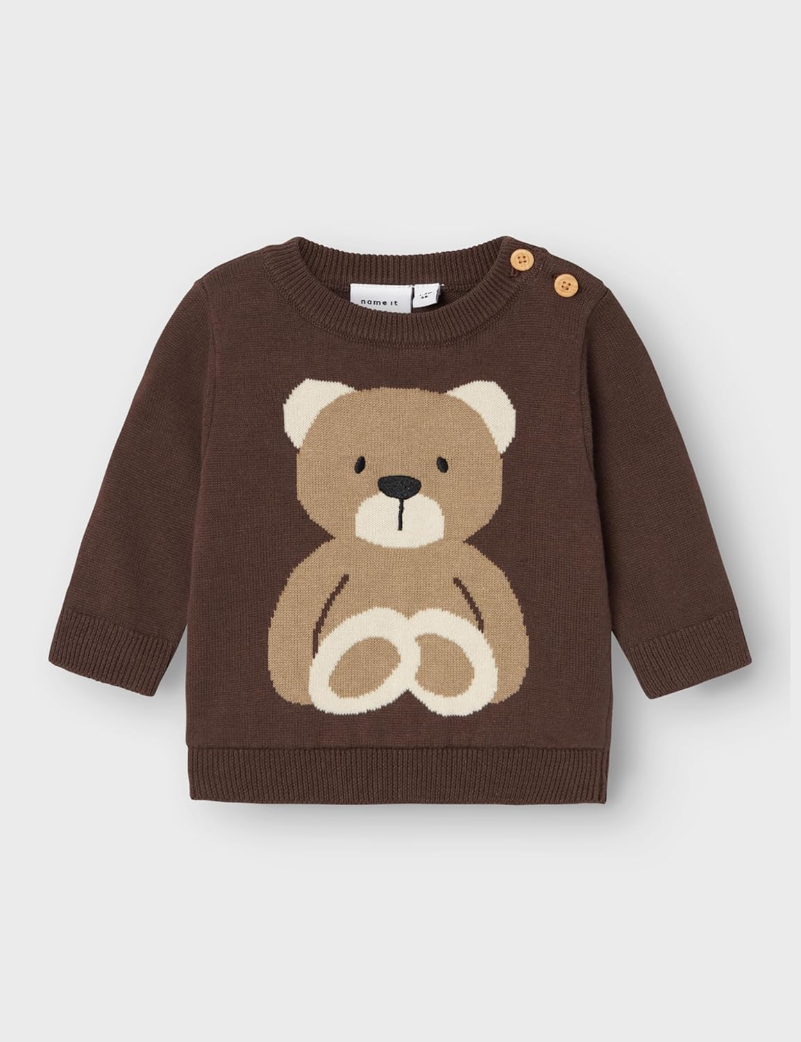 NAME IT Baby-Jungen Nbmrosol Ls Knit Strickullover