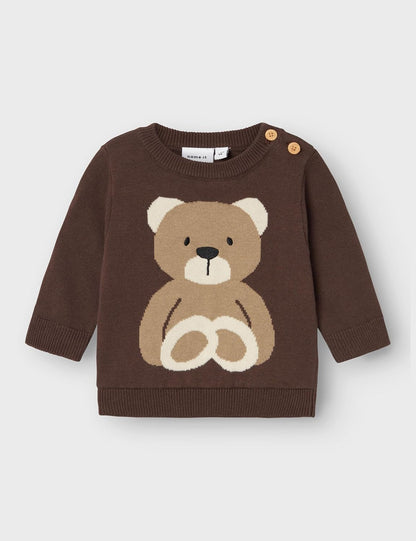 NAME IT Baby-Jungen Nbmrosol Ls Knit Strickullover