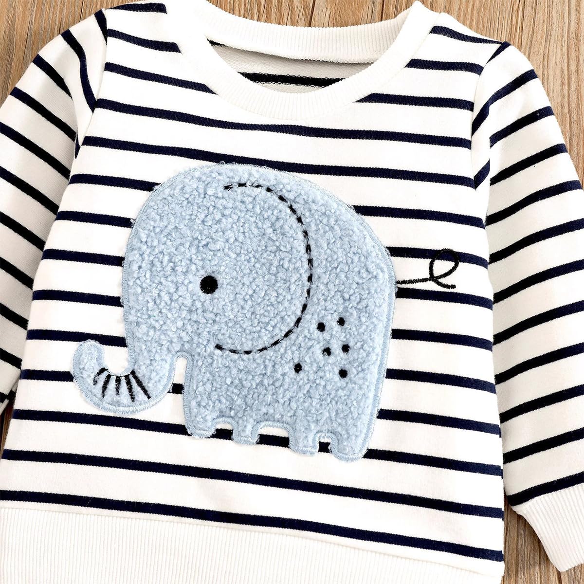 Kleinkind Baby Jungen Kleidung Niedliche Tierdruck Langarm Sweatshirt Tops und Jeans Set Herbst Winter Baby Junge Jeans Casual 2-teiliges Outfit