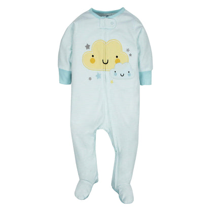 Gerber Unisex Baby 4 Pack Sleep 'N Play Footie Brisuren (4er Pack)