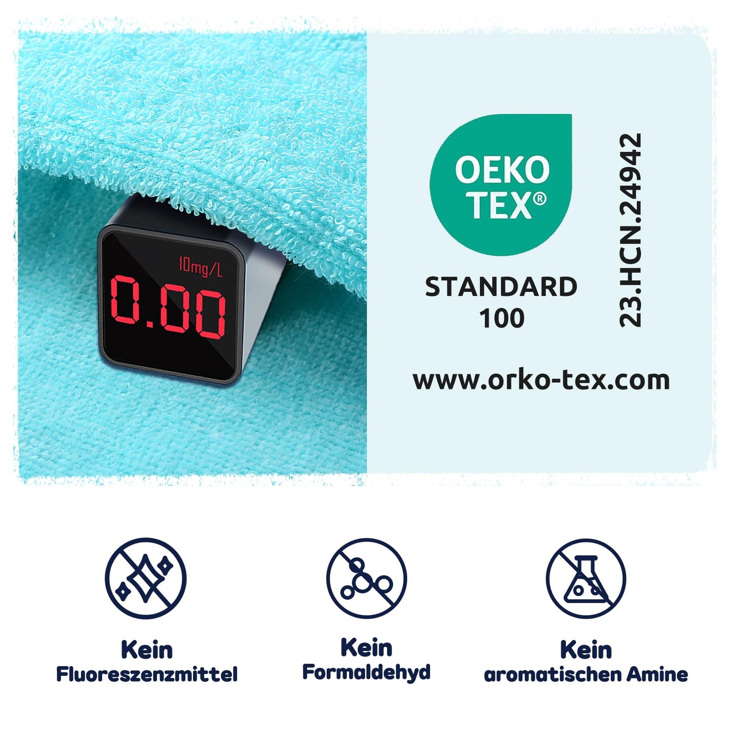 Yosemy Kapuzenhandtuch Baby - Oeko TEX - Baby Handtuch Kapuze 100% Baumwolle Badeponcho Kinder Babyhandtuch mit Kapuze Weich & Super Saugfähig 0-3 Jahre-Bär