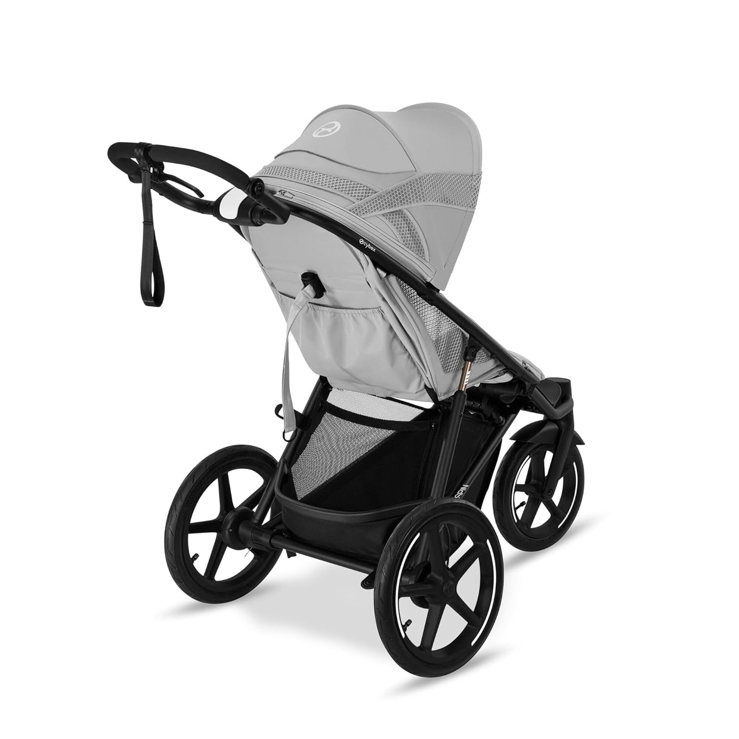 CYBEX Gold AVI SPIN Kinderwagen, Ab Geburt bis ca. 4 Jahre, Max. 111 cm und 22 kg, City-, All-Terrain-Kinderwagen, Moss Green