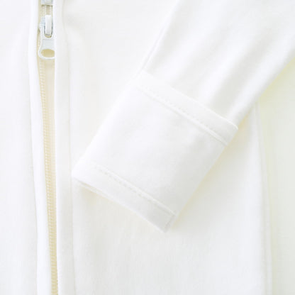 Baby Schlafanzug, Baby Strampler, Neugeborene Strampler Doppelreißverschluss, Baumwolle Langarm Schlafanzug Neugeborene, Schlafstrampler Pyjam Kleidung für Junge Mädchen 0-3 Monate