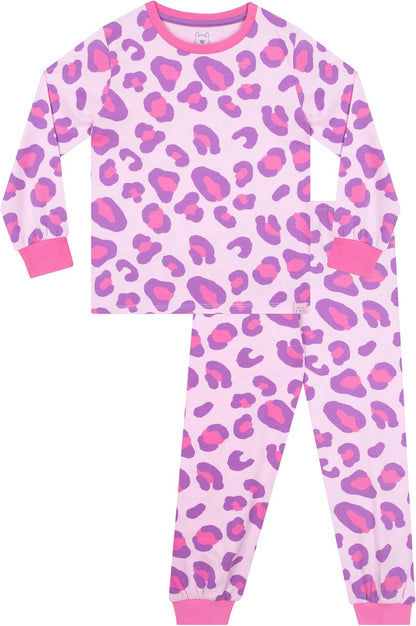 Harry Bear Schlafanzug Mit Sleep Aufdruck | Pyjamas Für Mädchen | Kinderpyjamas | Pyjamas Mädchen