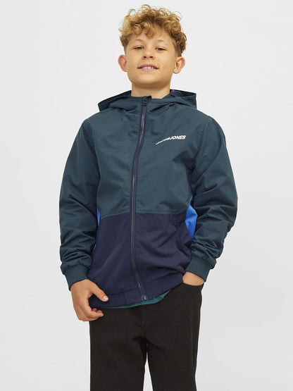 JACK &amp; JONES Jjerush Blocking Hood Bomber Sn Jr Boys Jacket 