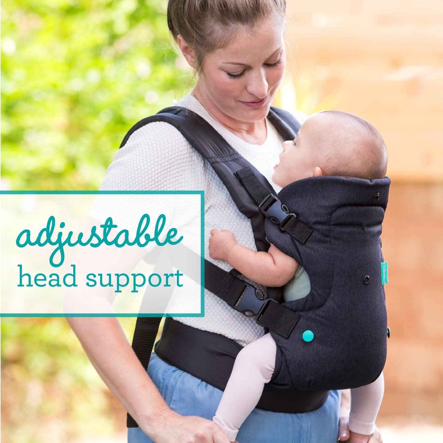 Infantino Flip Advanced 4-in-1 Babytrage, Ergonomisch, Umwandelbar, mit Blickrichtung Nach Innen und Außen, Vorne und Hinten Tragbar für Neugeborene bis Kleinkinder von 3,6-14,5 kg, Grau