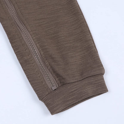 Kleinkind Baby Jungen Mädchen Baumwolle Strampler Langarm Mit Kapuze Reißverschluss Overall Body Baby Herbst Kleidung Pyjamas Outfit