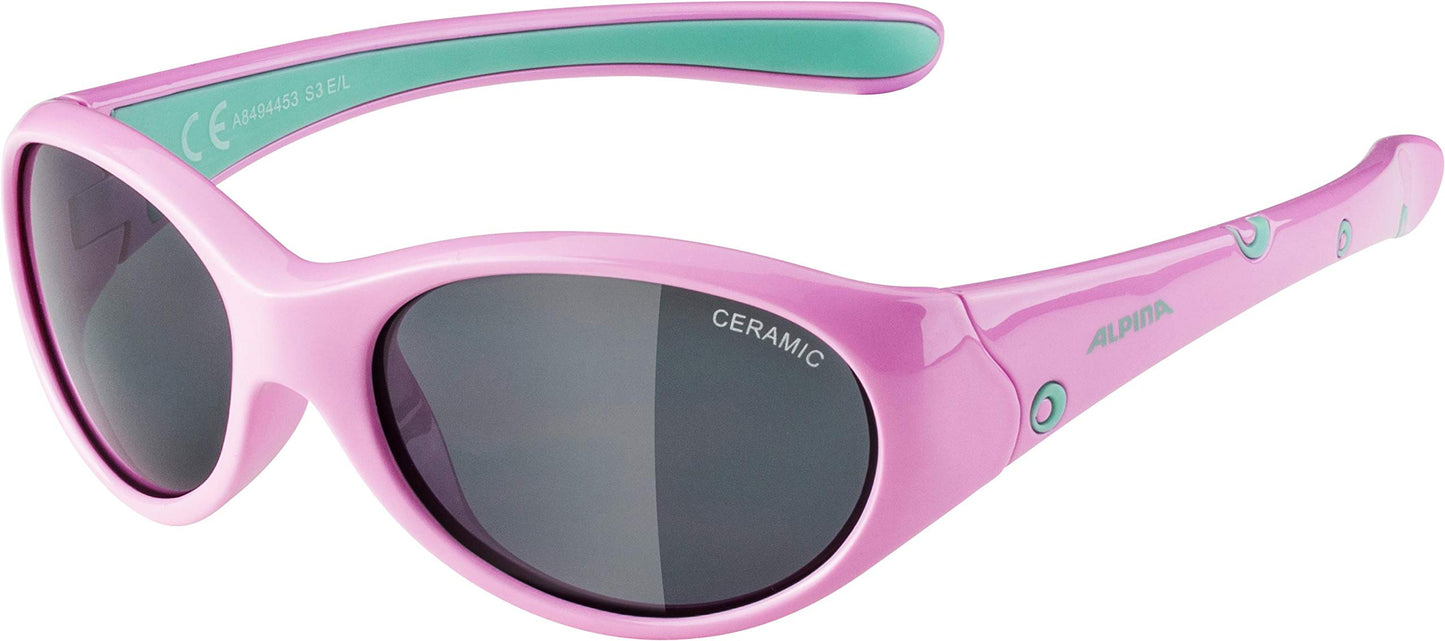 ALPINA FLEXXY GIRL - Verspiegelte und Bruchsichere Sonnenbrille Mit 100% UV-Schutz Für Kinder