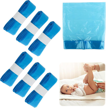 6pcs Windeleimer Nachfüllkassetten, NachfüLlfolie Windeleimer Geruchsdichte, Windeleimer-Nachfüllpackungen 4,5 M, Windeltaschen, WindelbehäLter-Nachfüllkassetten Kompatibel Mit Allen WindelbehäLtern